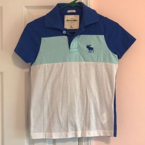 Abercrombie color block polo